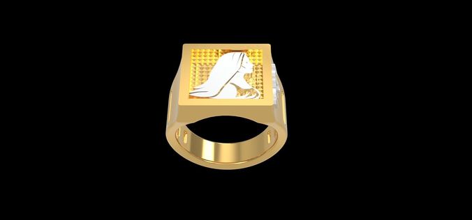 Zodiac VIRGO ring 3D print model