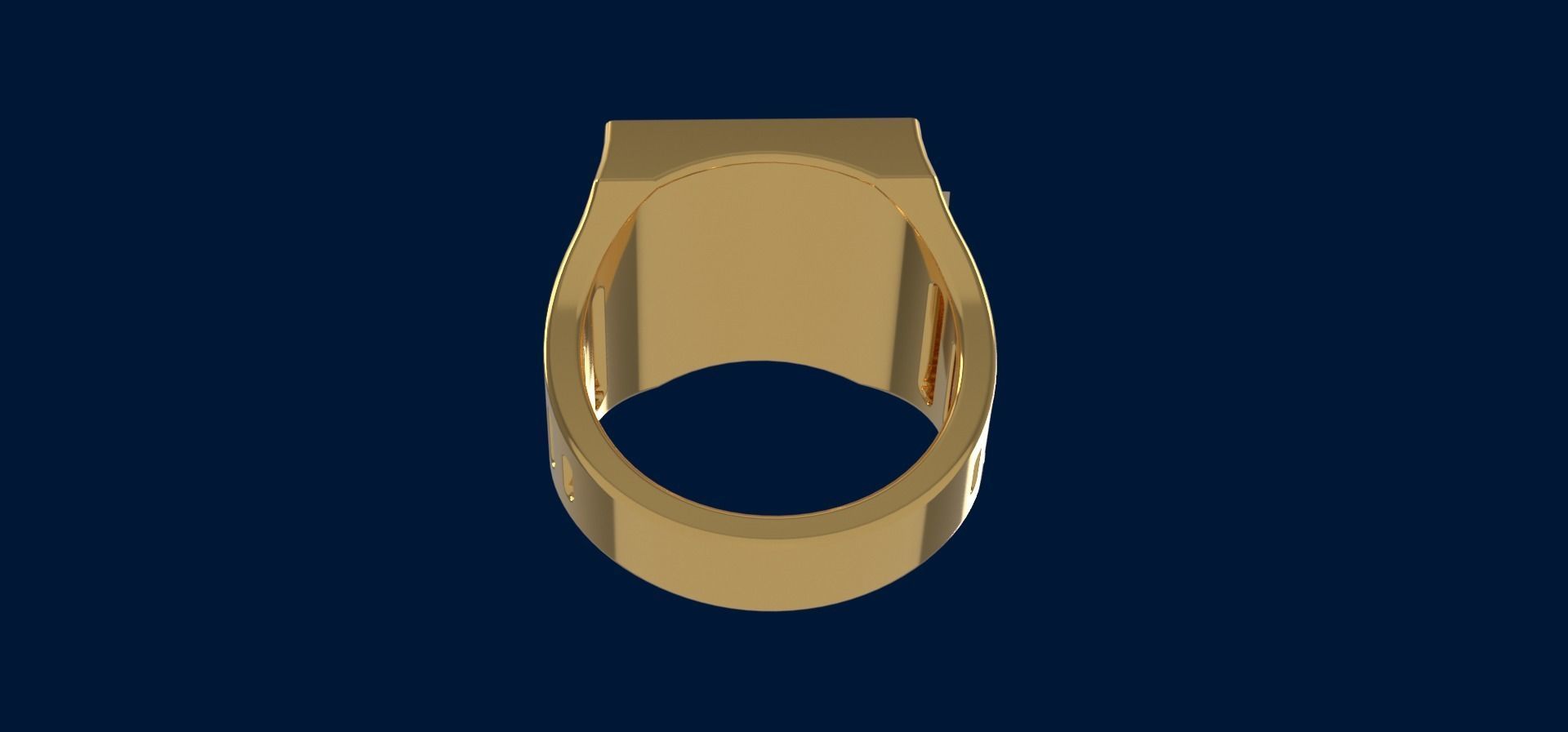 Zodiac VIRGO ring 3D print model_2