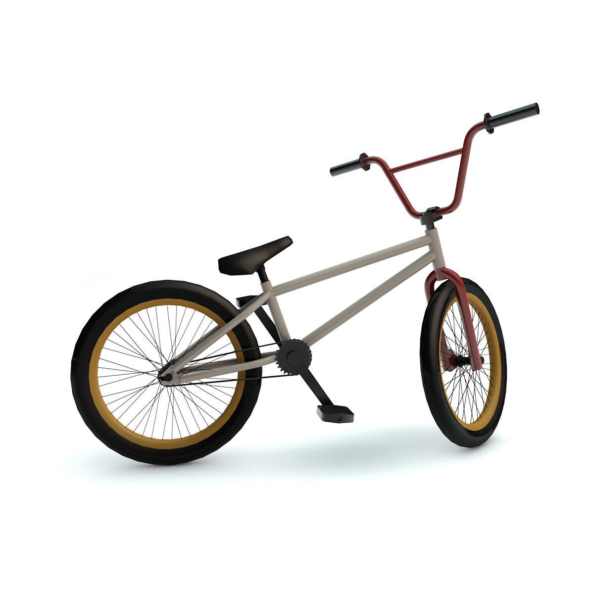 Bicycle bmx bike 3D model_1