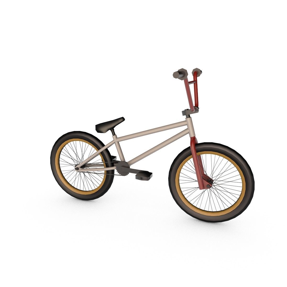 Bicycle bmx bike 3D model_14