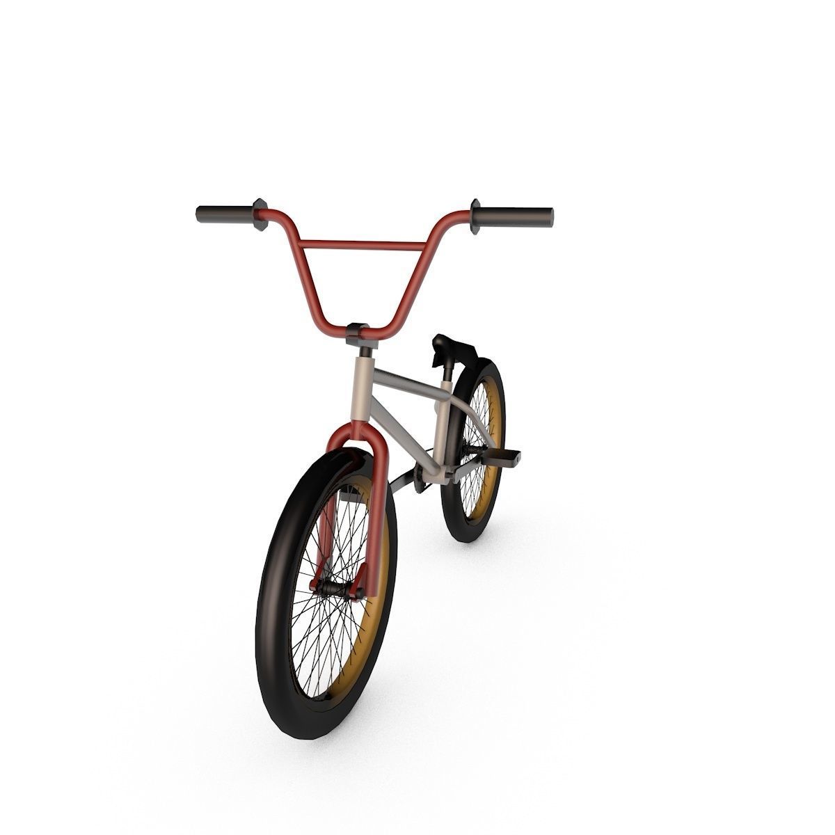 Bicycle bmx bike 3D model_12
