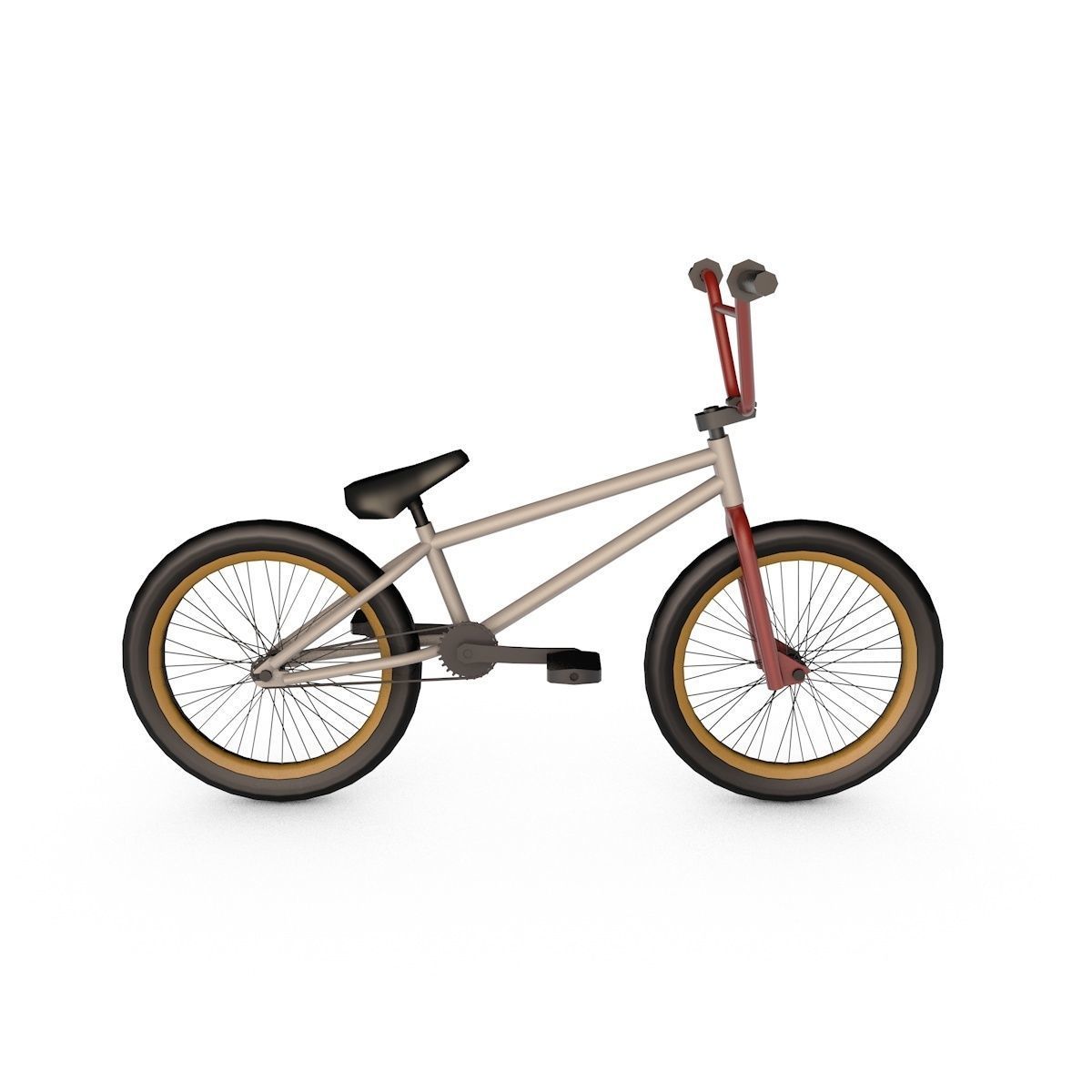 Bicycle bmx bike 3D model_5