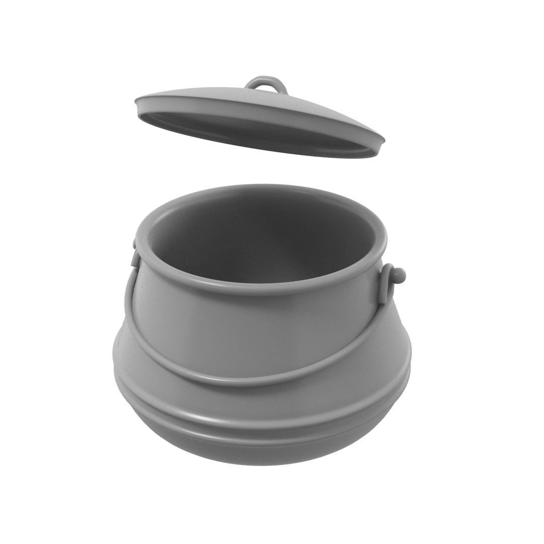 cauldron 3D model_3