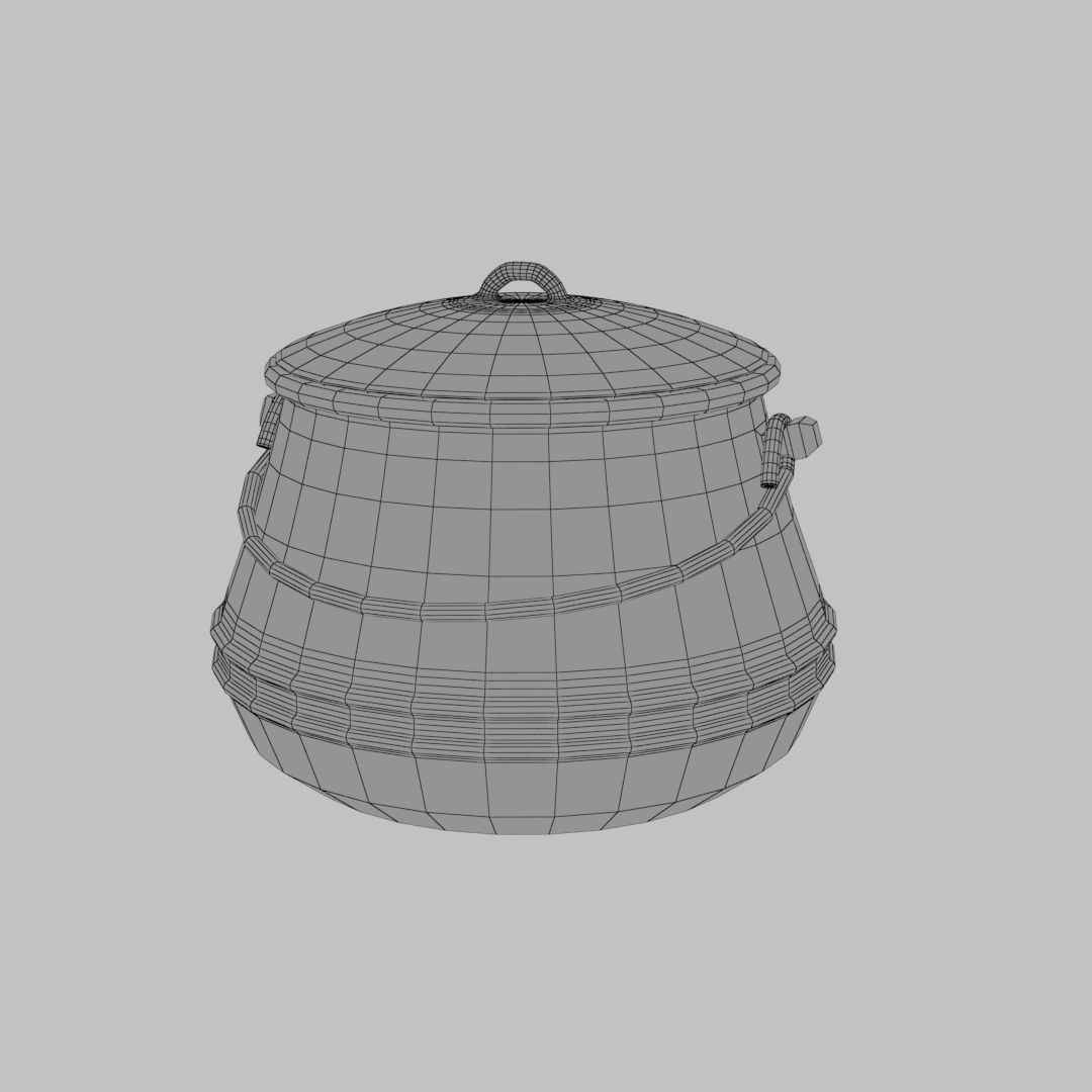 cauldron 3D model_4