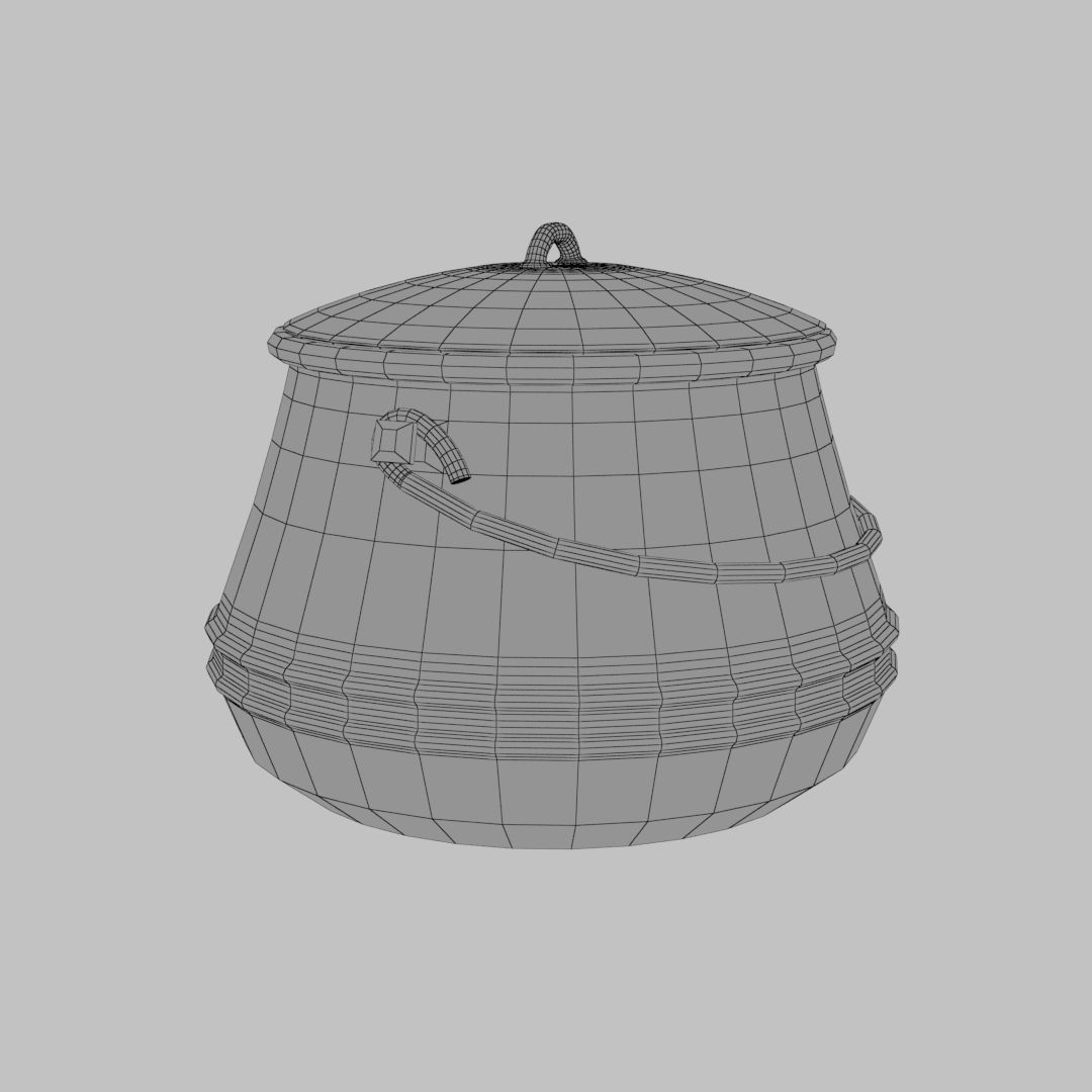 cauldron 3D model_5