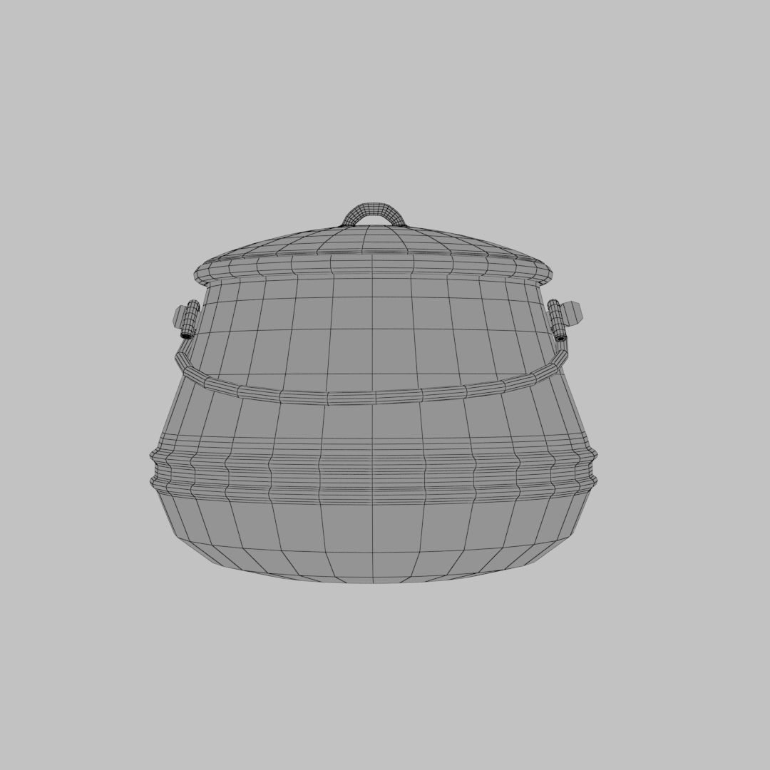 cauldron 3D model_6