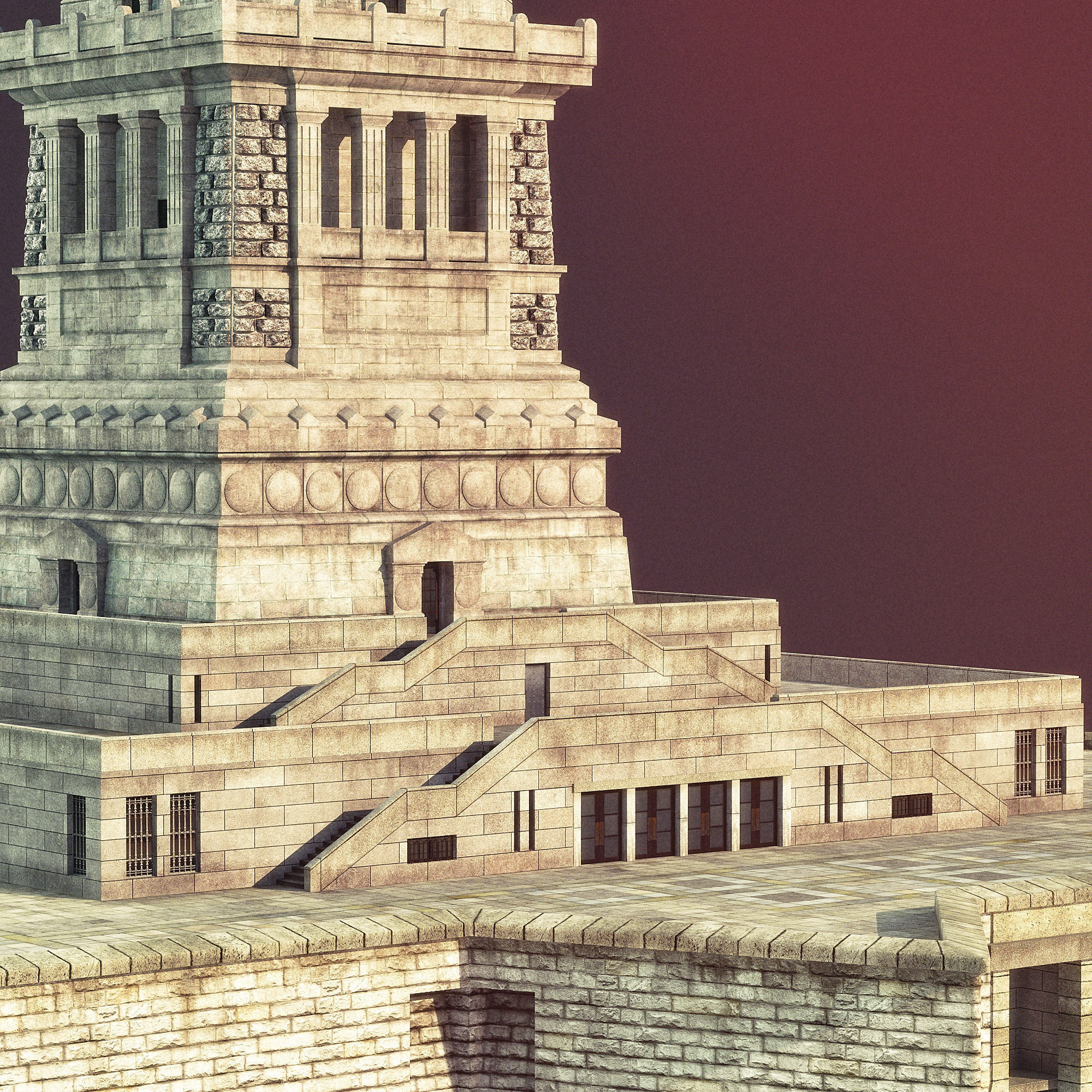 Statue of Liberty 3D model_4