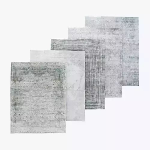 carpet light rug 3D model