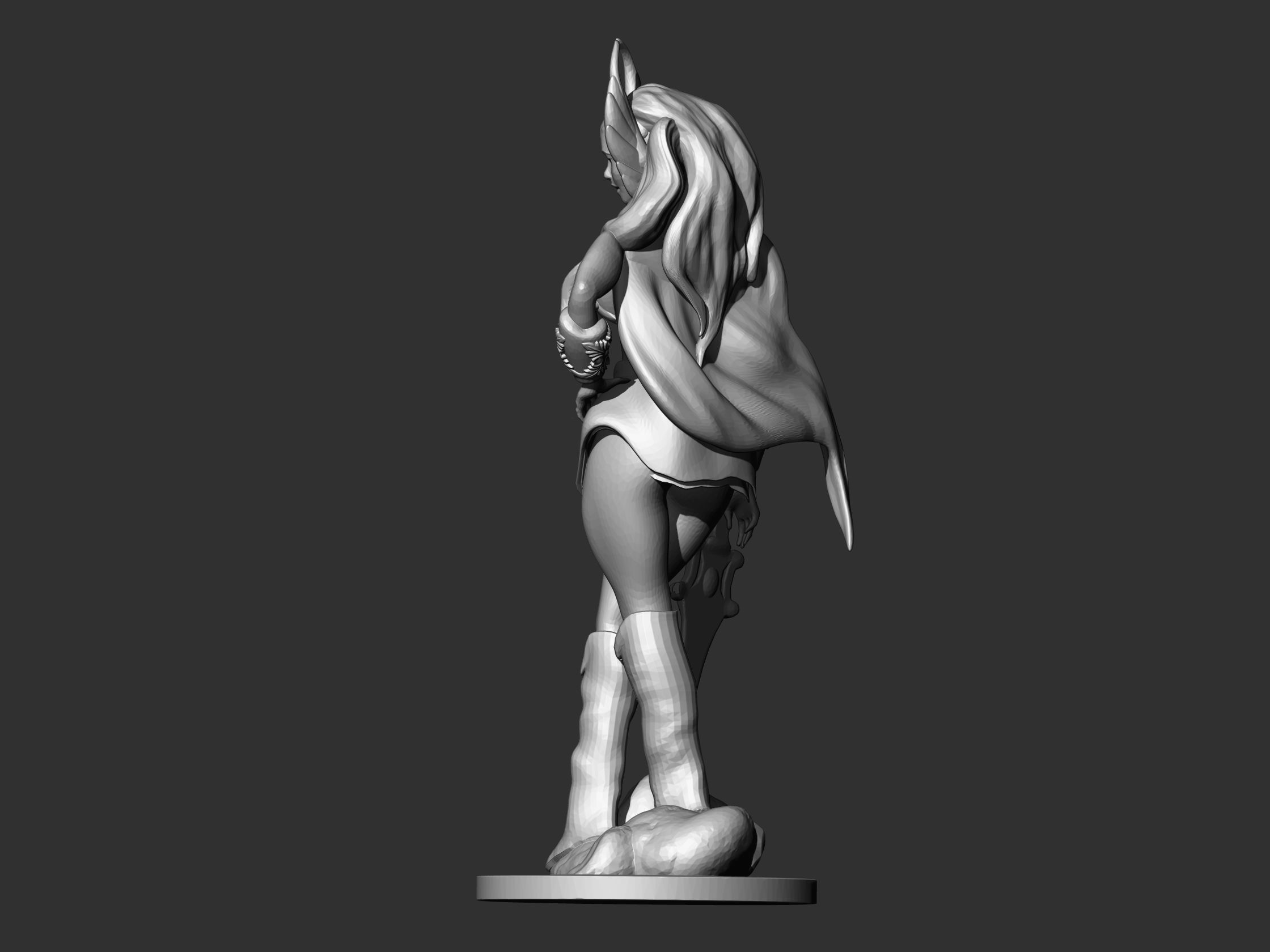 She Ra Sculpture 3D print model_4