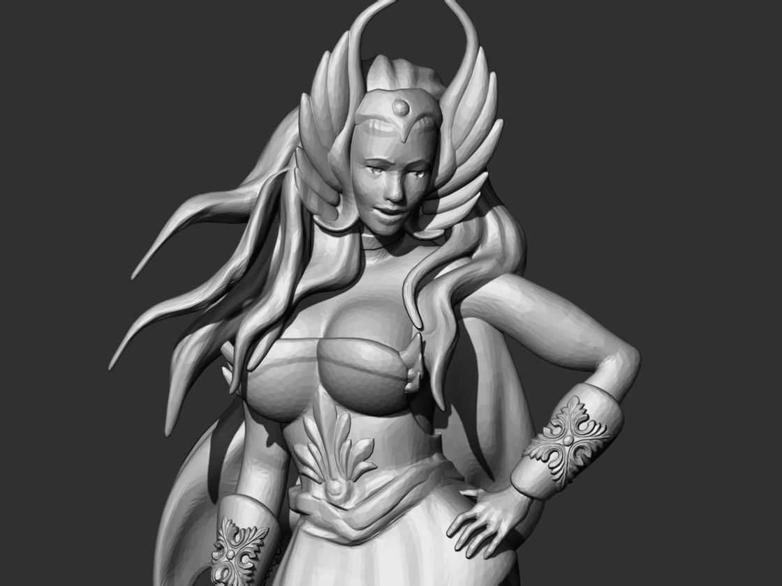 She Ra Sculpture 3D print model_1