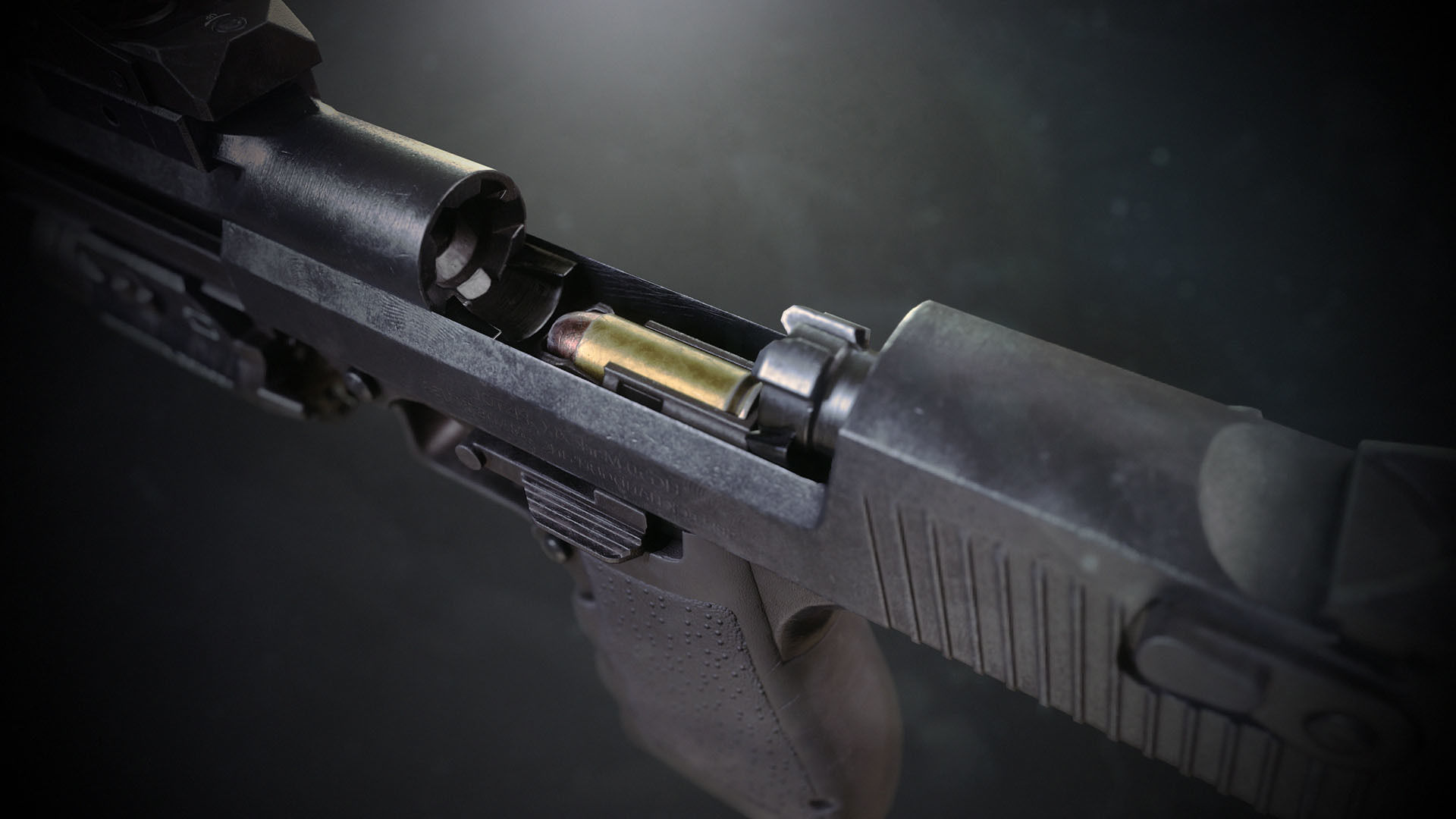 SBG Pistol 50 AE Low-poly 3D model_6