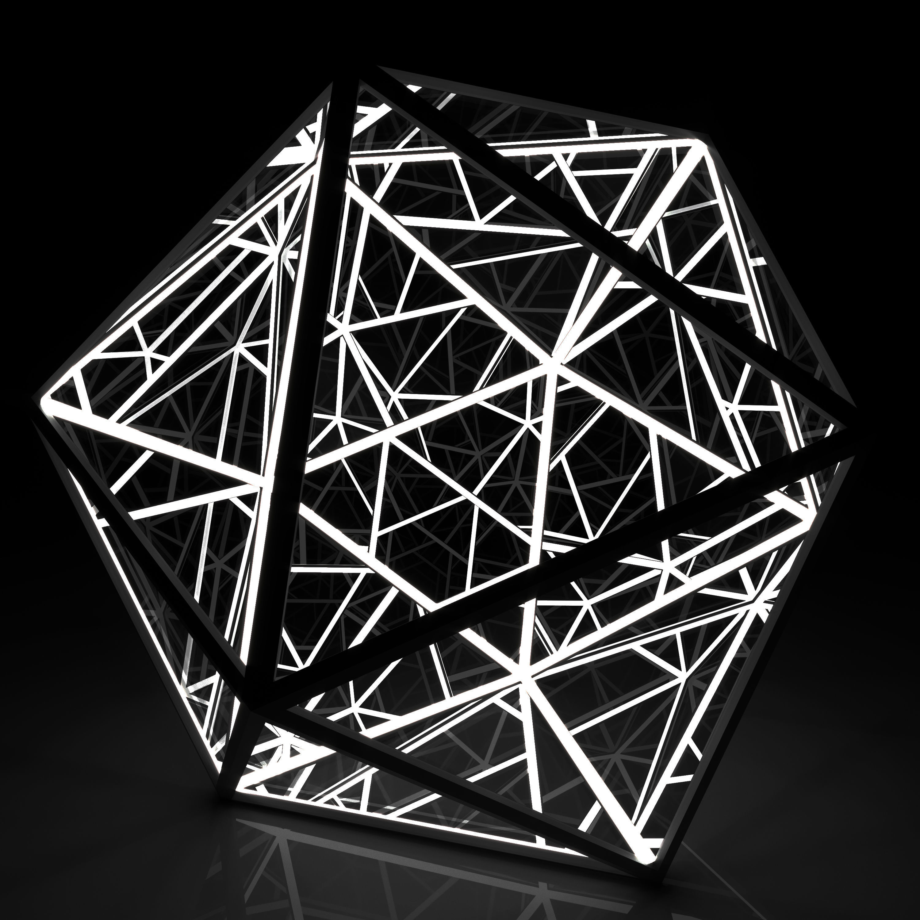 light sculpture 3D model_1