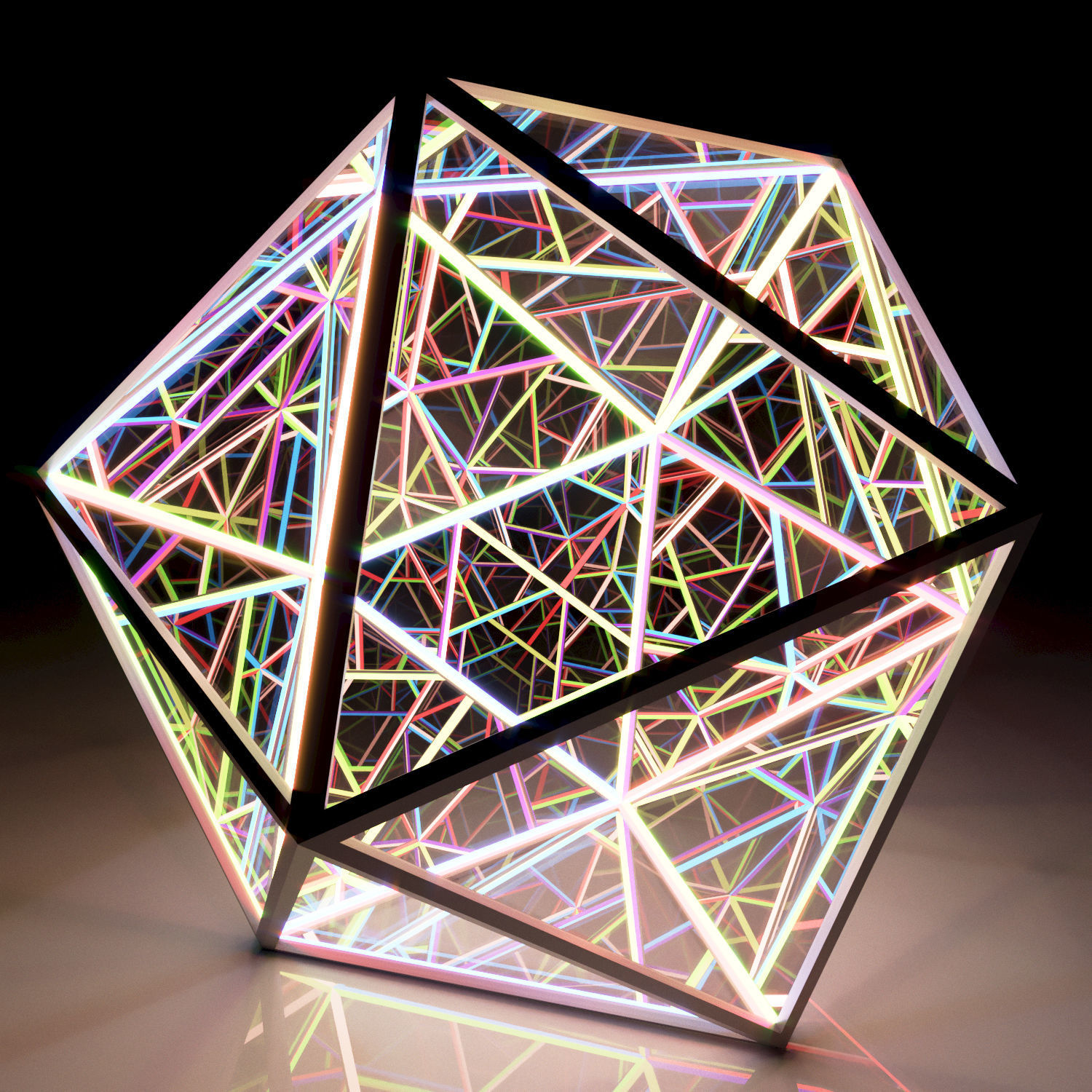 light sculpture 3D model_6
