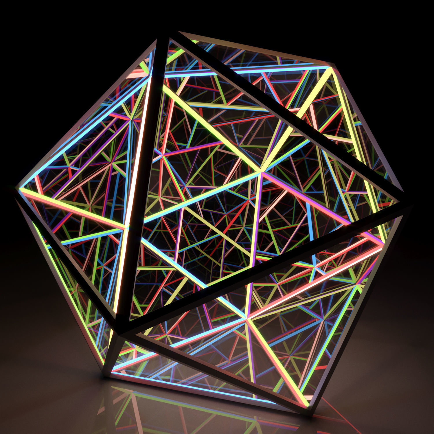 light sculpture 3D model_5
