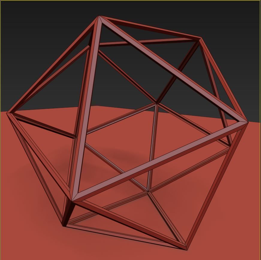 light sculpture 3D model_3