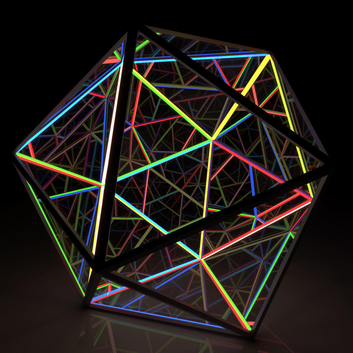 light sculpture 3D model_4