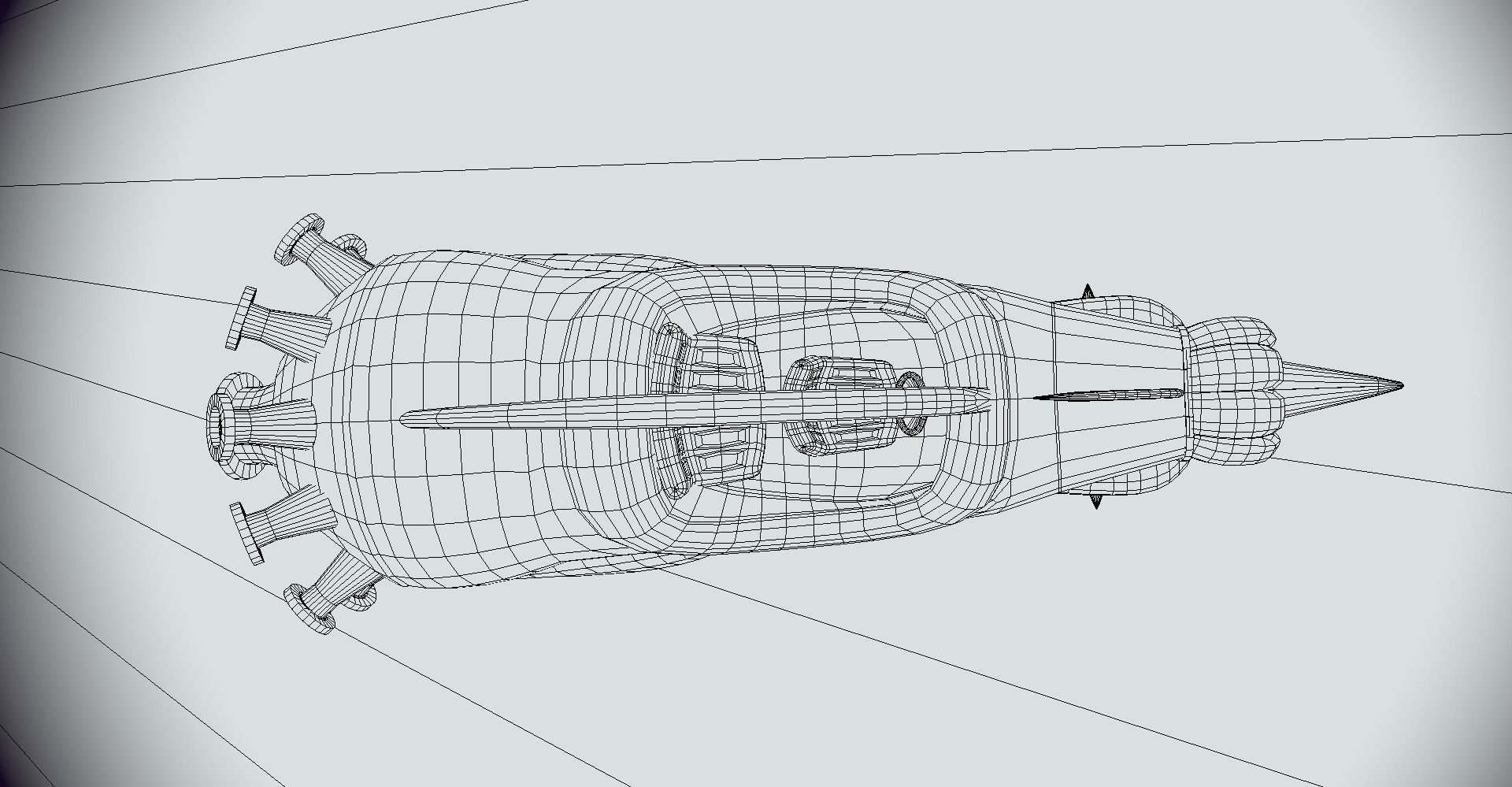 Wacky Races - The Mean Machine Low-poly 3D model_13
