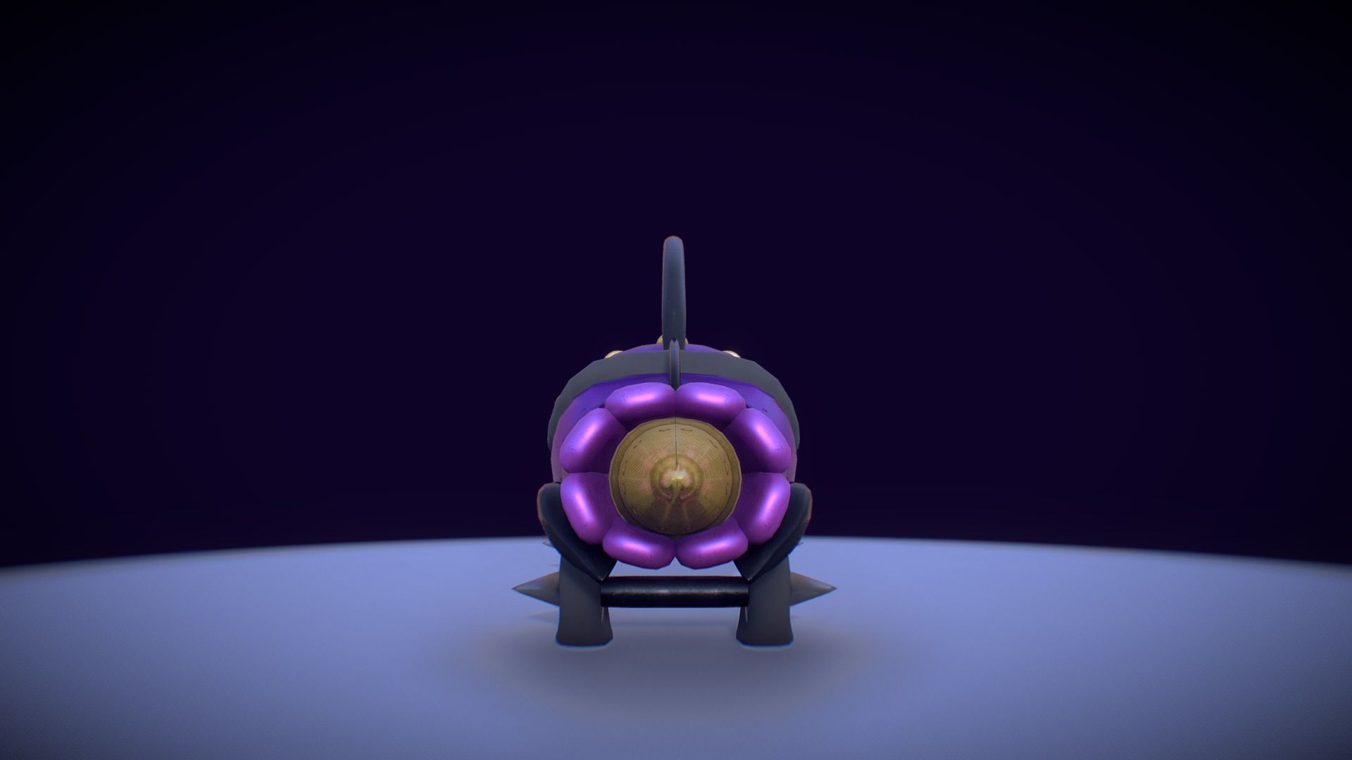 Wacky Races - The Mean Machine Low-poly 3D model_12