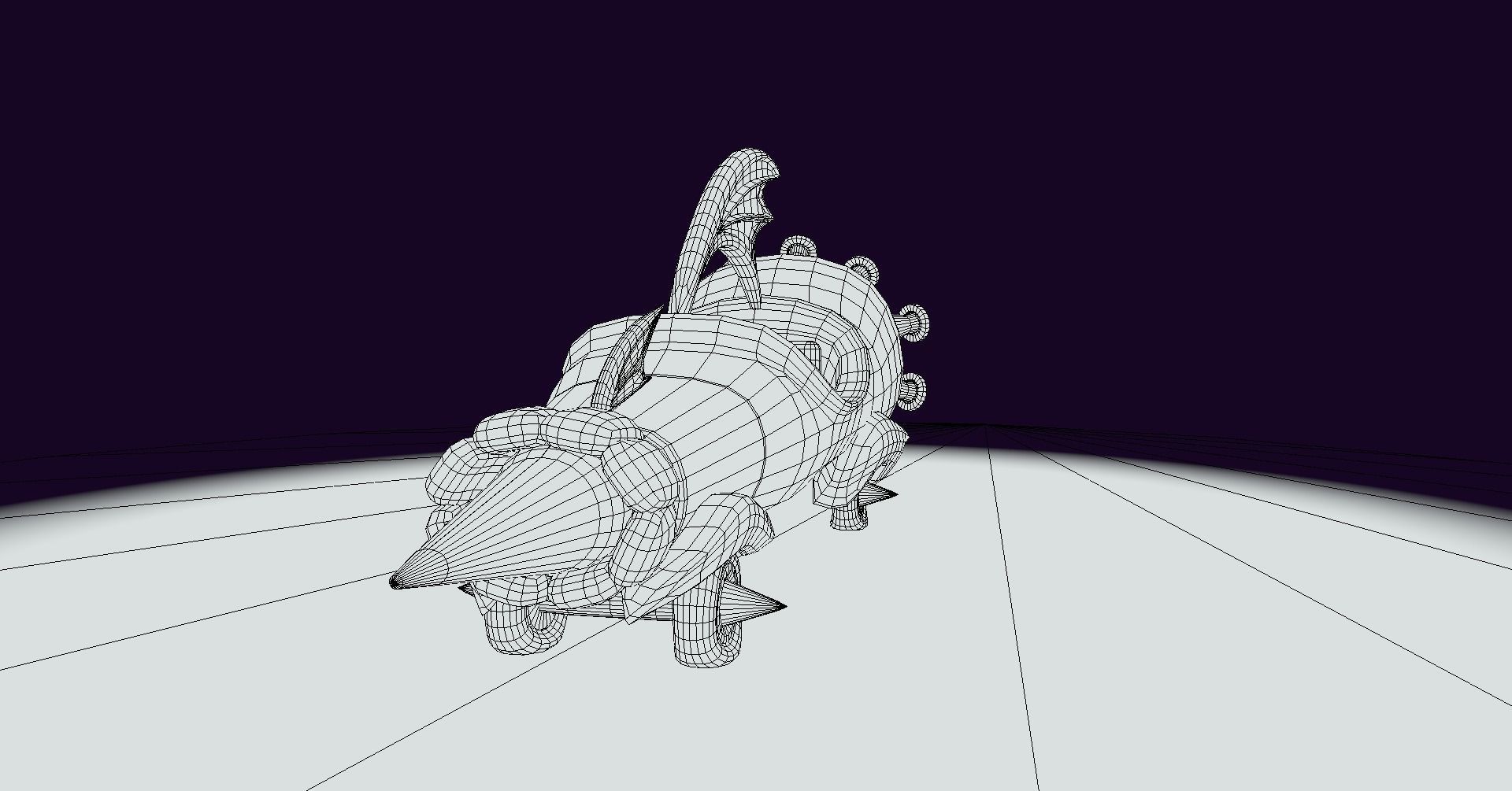 Wacky Races - The Mean Machine Low-poly 3D model_19