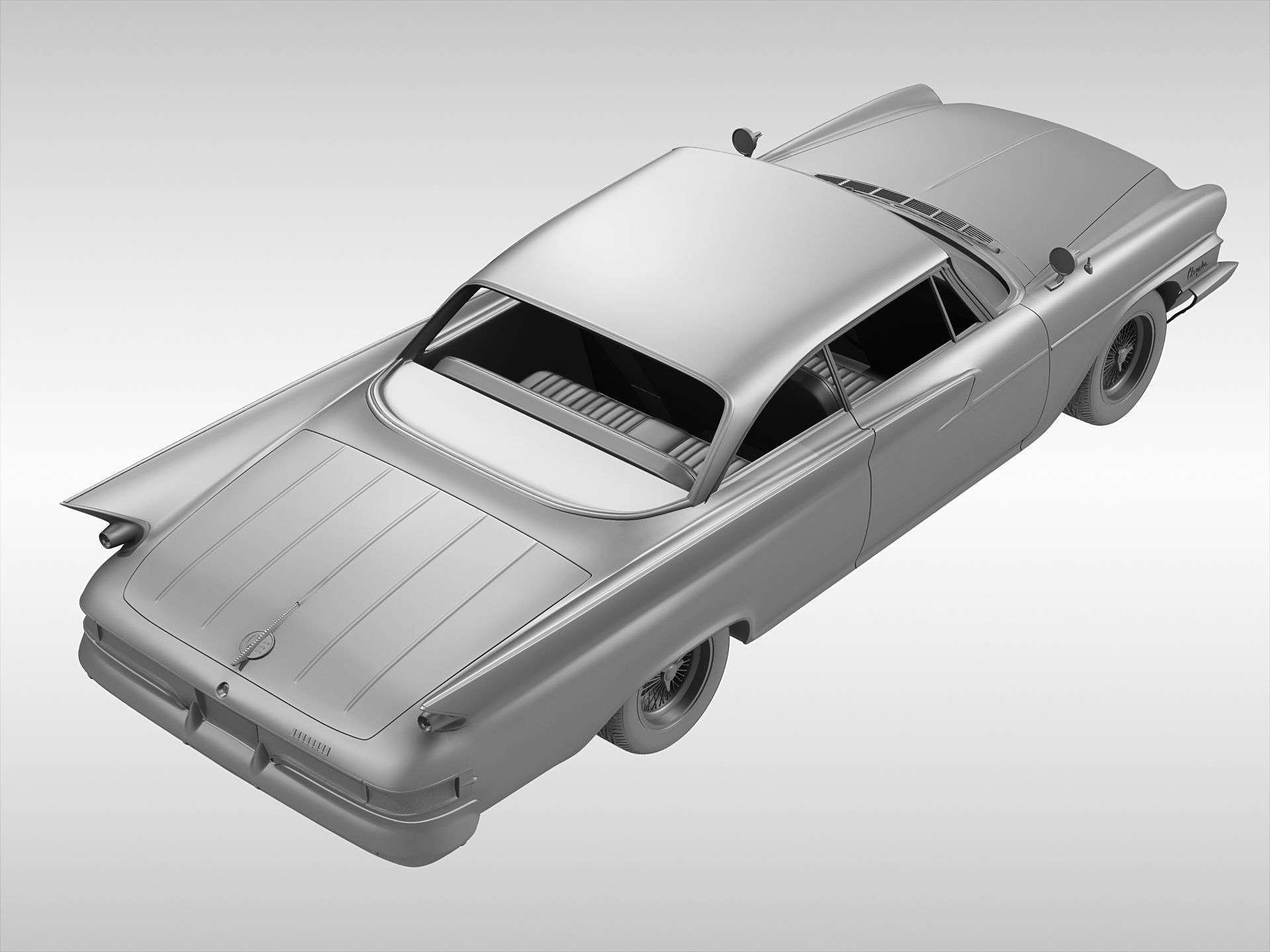 Chrysler Newport 1961 3D model_11