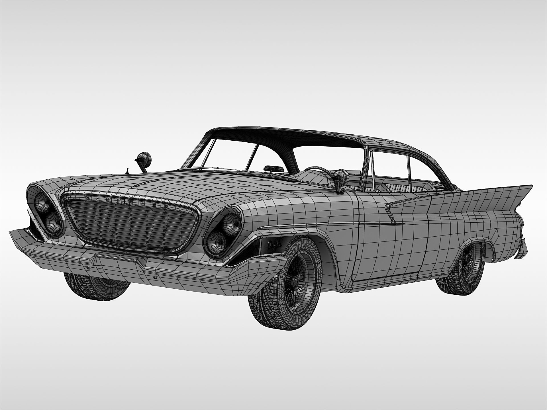 Chrysler Newport 1961 3D model_14