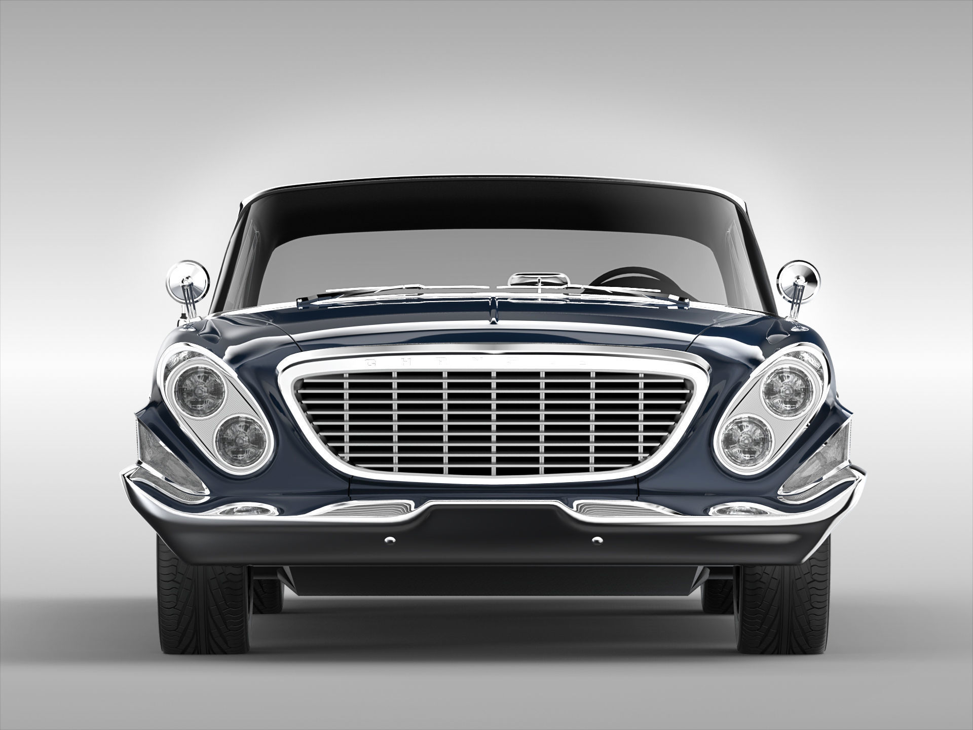 Chrysler Newport 1961 3D model_4