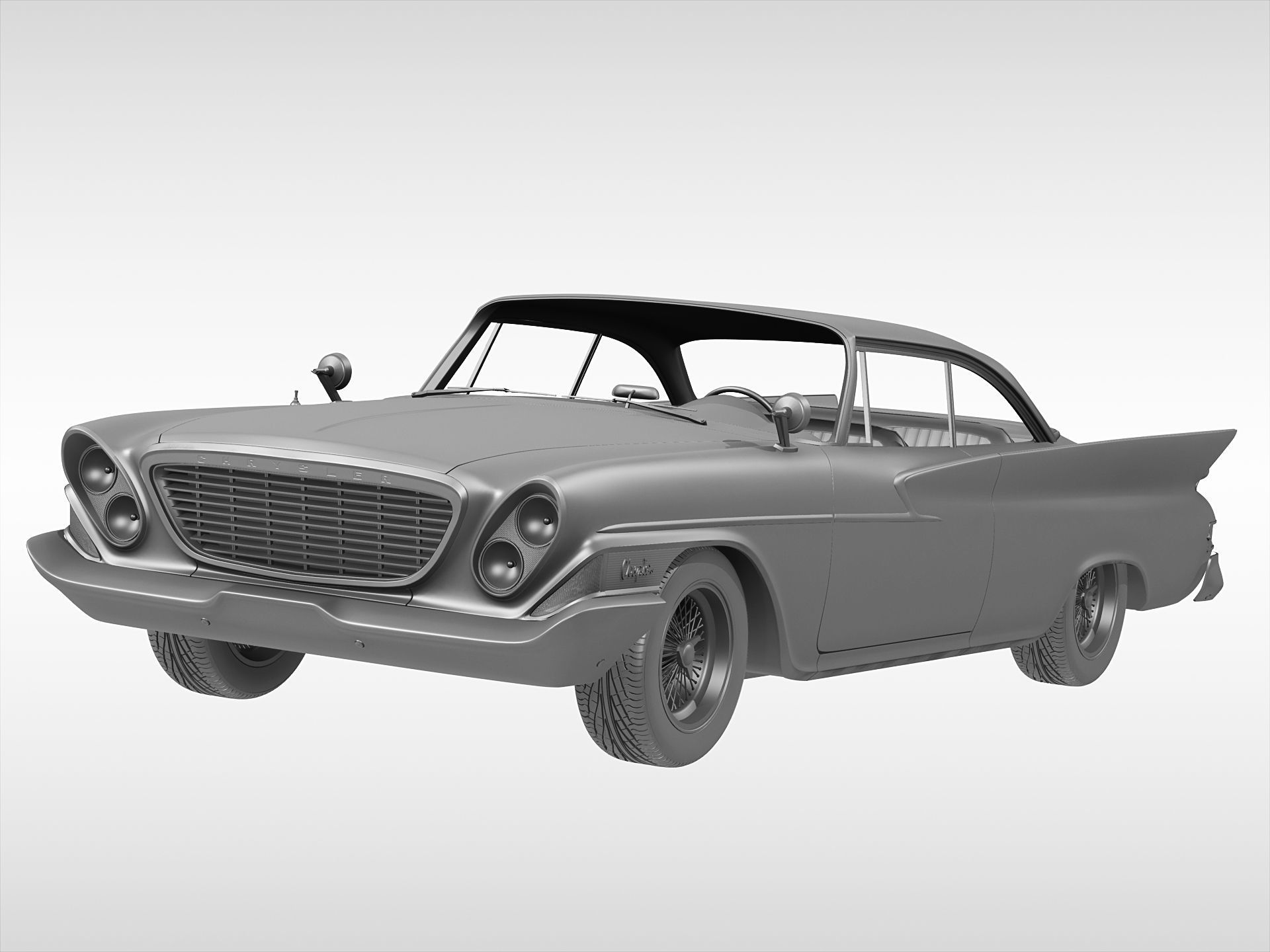 Chrysler Newport 1961 3D model_9