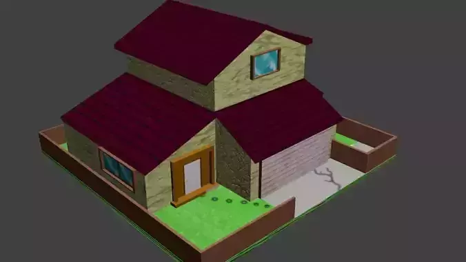 Simply Low-Poly House