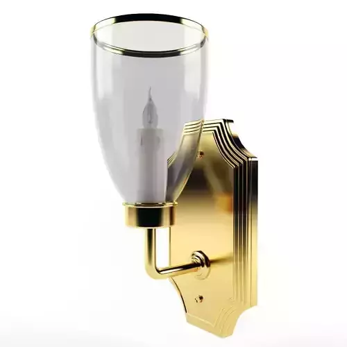 Golden Lamp Free 3D model