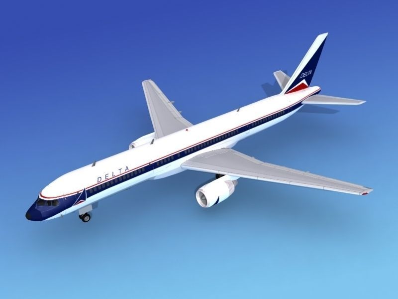 Boeing 757-200 Delta 1 3D model_10