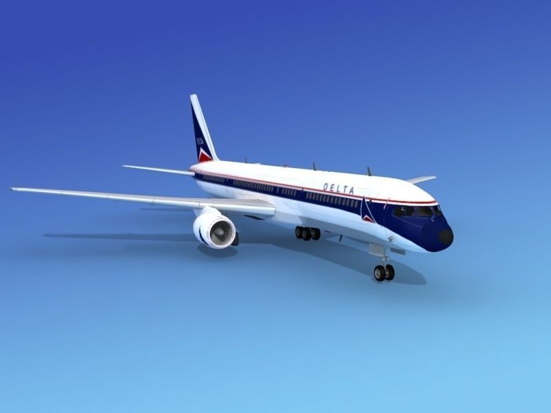 Boeing 757-200 Delta 1 3D model_2