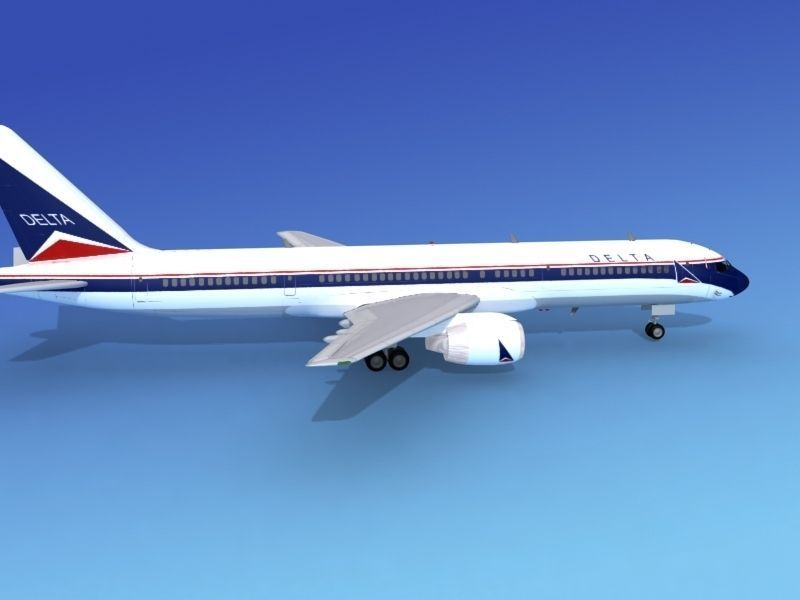 Boeing 757-200 Delta 1 3D model_4
