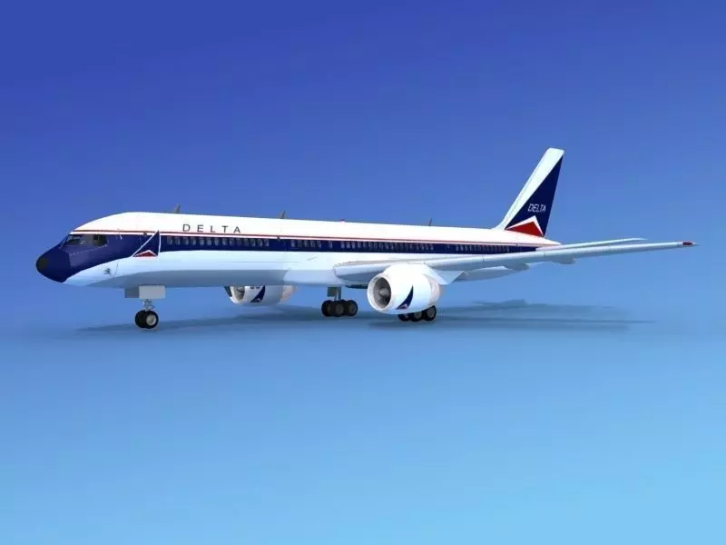 Boeing 757-200 Delta 1 3D model_0