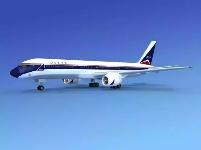 Boeing 757-200 Delta 1 3D model