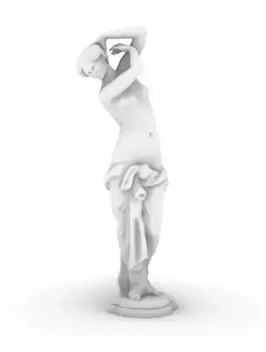 colding aphrodite statue