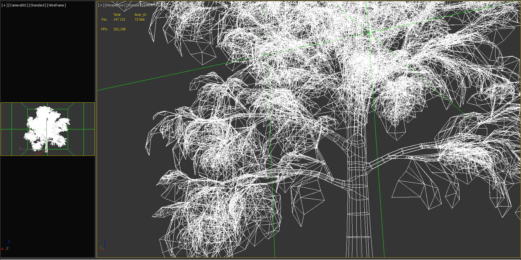 Maple Acer Tree 01 PBR Low-poly 3D model_25