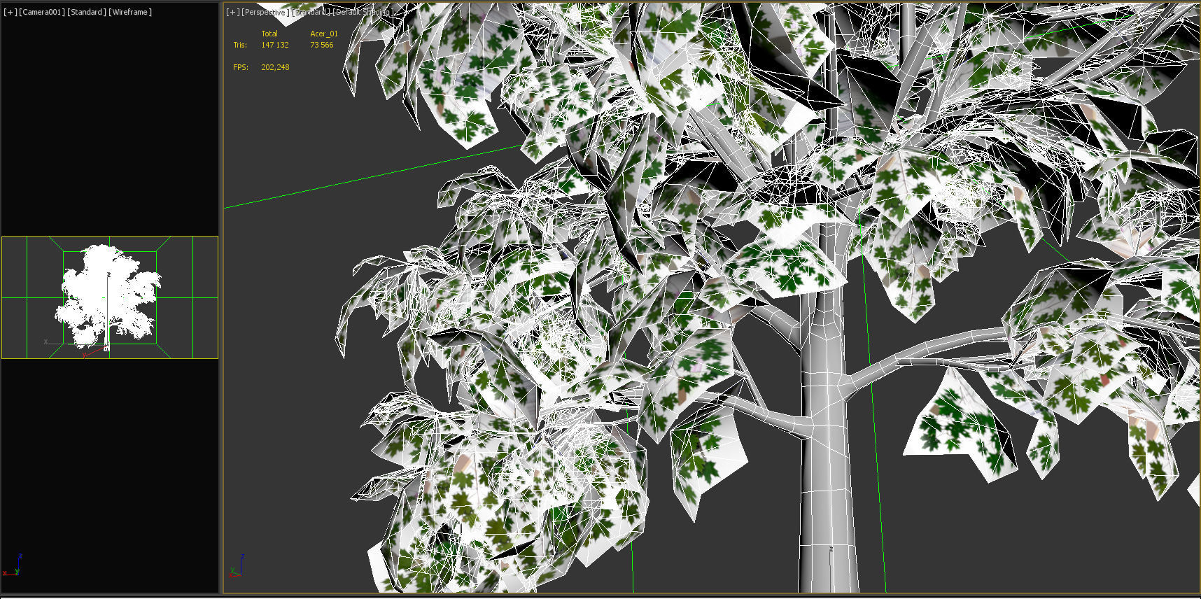 Maple Acer Tree 01 PBR Low-poly 3D model_26
