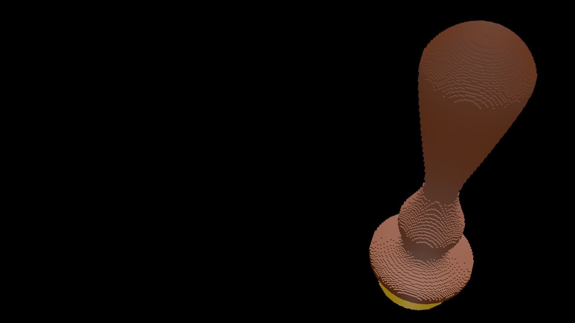 Rubber Stamp voxel 4 3D model_1