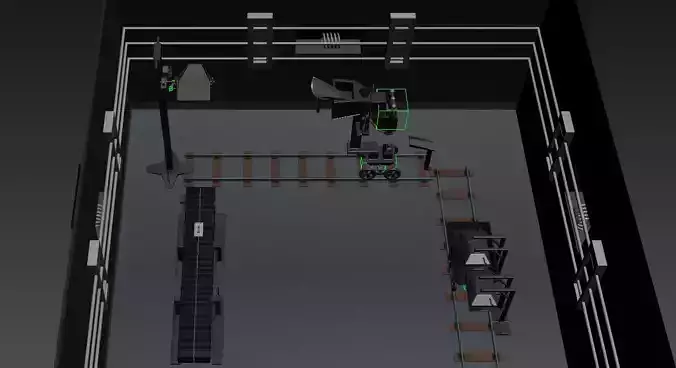 Spring Maker - Factory 3D model