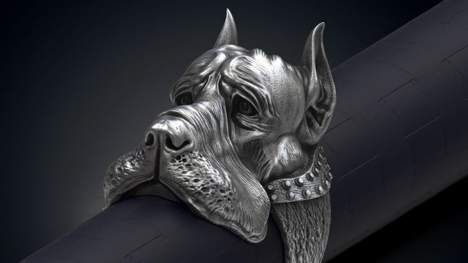 Dog Ring  3D print model