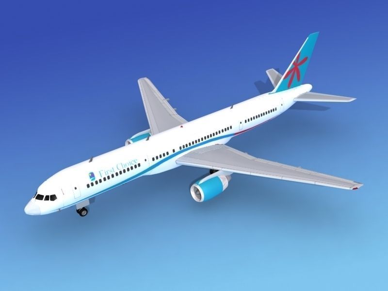 Boeing 757-200 First Choice 3D model_9