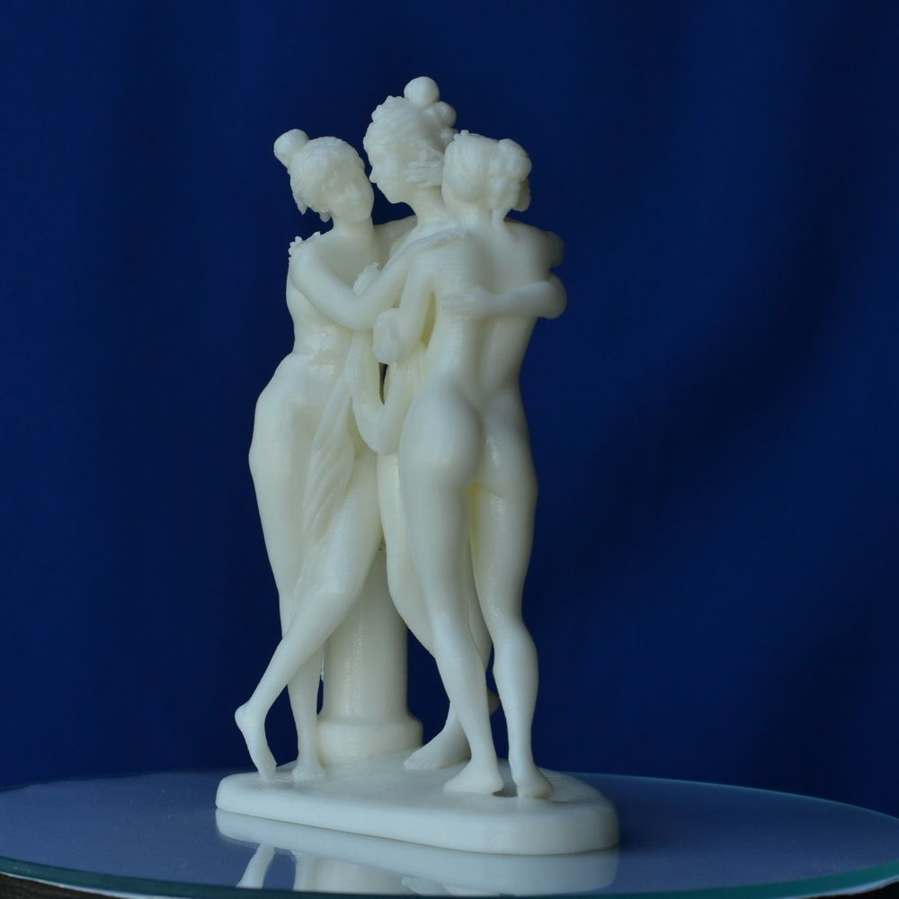 The Three Graces at the Hermitage Museum Russia remix Free 3D print model_3