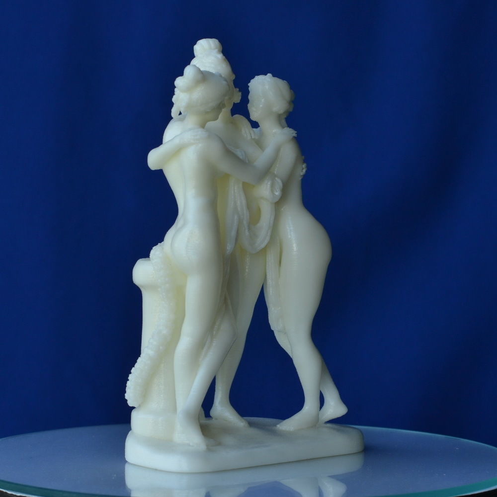 The Three Graces at the Hermitage Museum Russia remix Free 3D print model_2