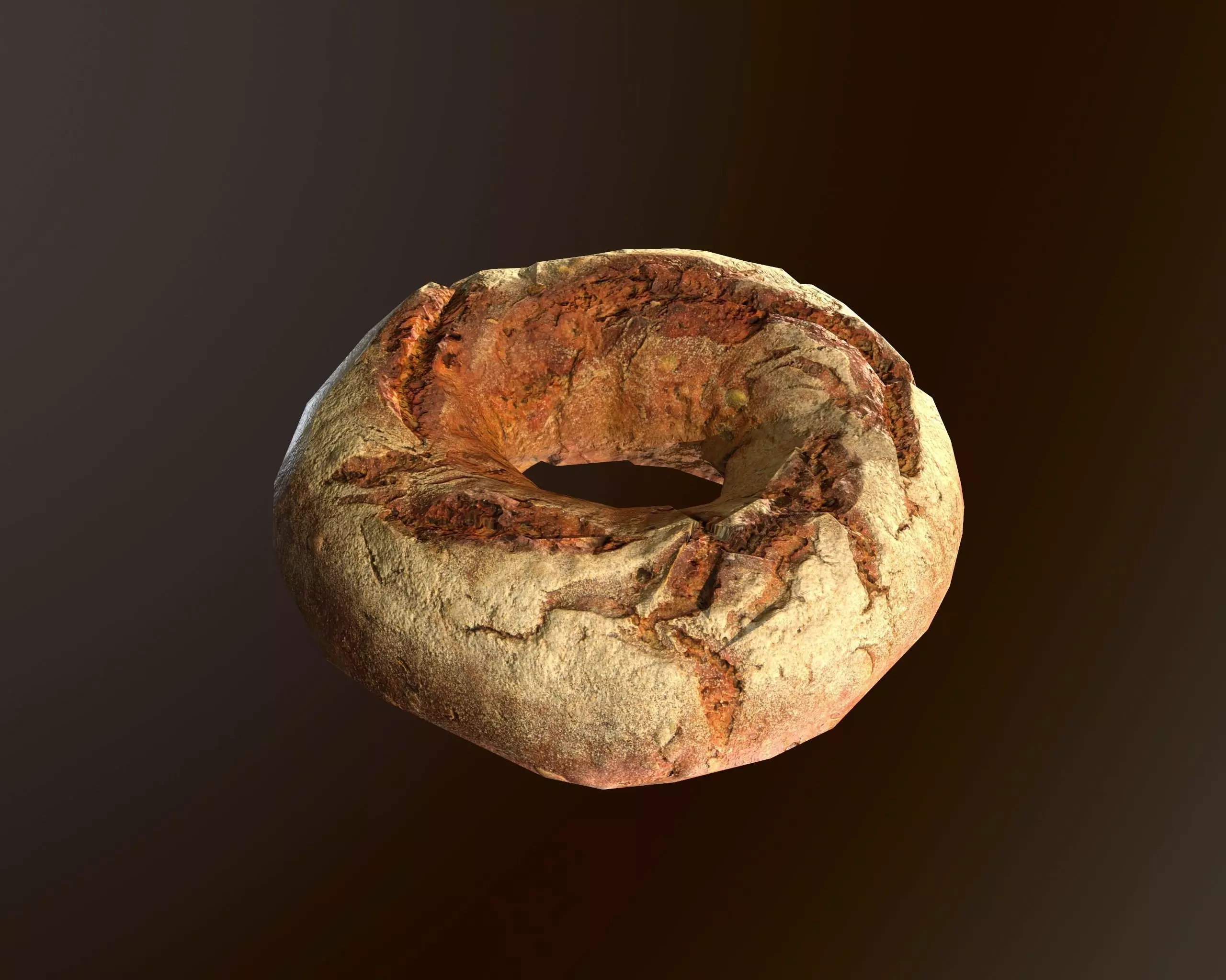 Tasty Bread 09 Low-poly 3D model