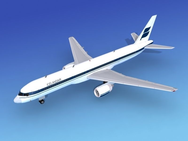 Boeing 757-200 Iceland Air 3D model_10