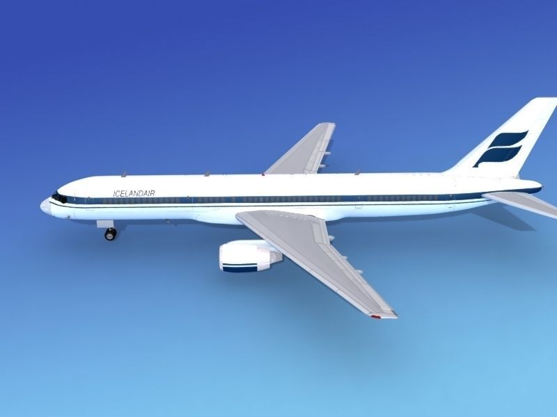 Boeing 757-200 Iceland Air 3D model_9