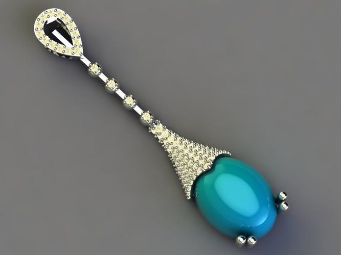  jewel pendant 3D print model