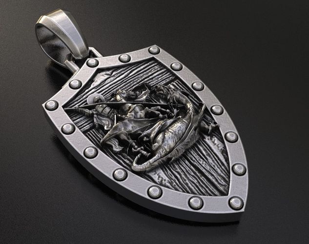 Pendant george under the old and tree 435 3D print model
