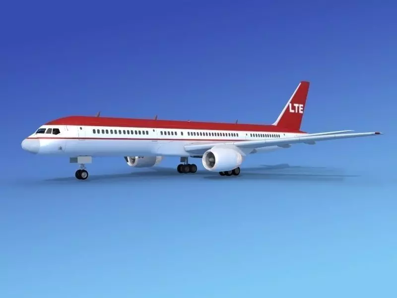 Boeing 757-200 LTE Intl Airways 3D model_0