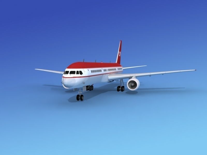 Boeing 757-200 LTE Intl Airways 3D model_1